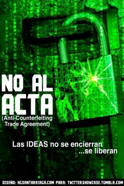 El efecto WikiLeaks, alguien del Parlamento Europeo filtra la última versión del ACTA