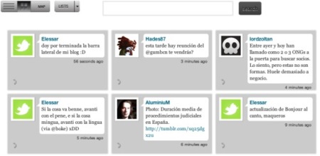 Flocking.me, buscador de twitter que se centra en tus amigos