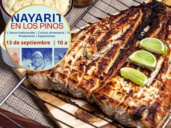 Con sabores del Pacífico y de la sierra: lánzate a probar chicharrón de pescado, aguachile, pozole y albóndigas de camarón con música y artesanías en Nayarit en Los Pinos 2026