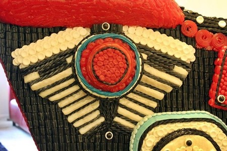 Motocicleta de caramelos