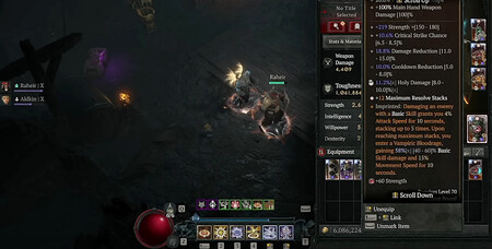 Ejemplo Inmortal Diablo 4
