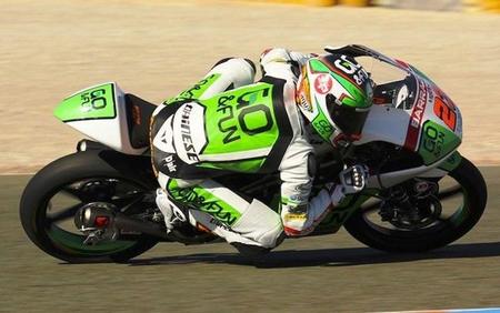 Niccolò Antonelli sobre la KTM del Junior Team GO&FUN Moto3