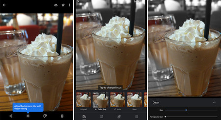 Google Fotos permite cambiar el desenfoque de una foto y añade Color Pop a algunos usuarios