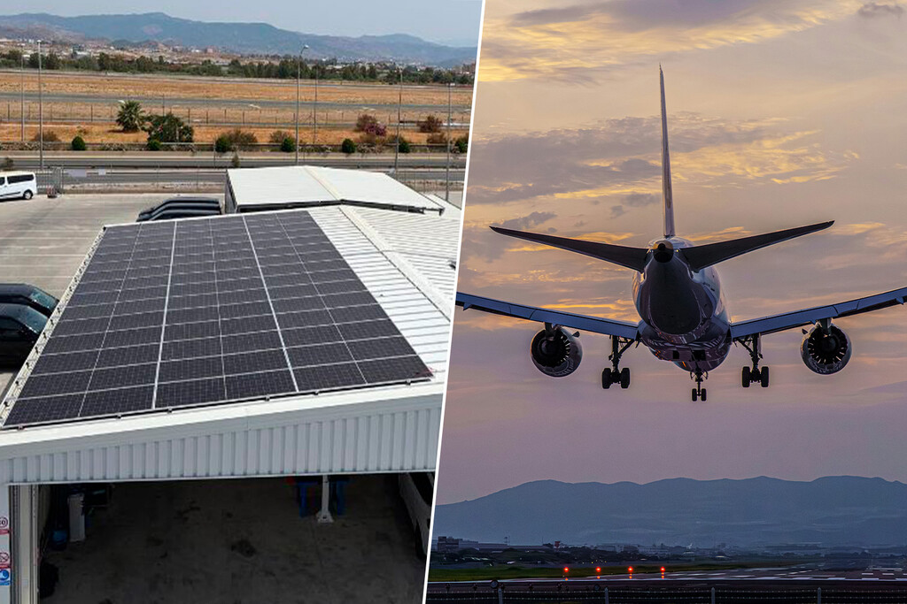 Había un motivo para que los aeropuertos evitaran las placas solares, y Málaga acaba de desmontarlo