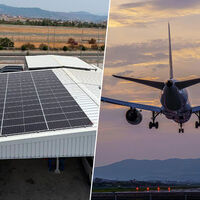 Aterrizar en un aeropuerto lleno de placas solares se había convertido en un drama. Hasta que Málaga tuvo una idea