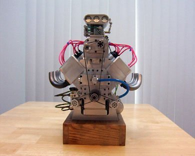 El motor V8 con compresor más pequeño del mundo