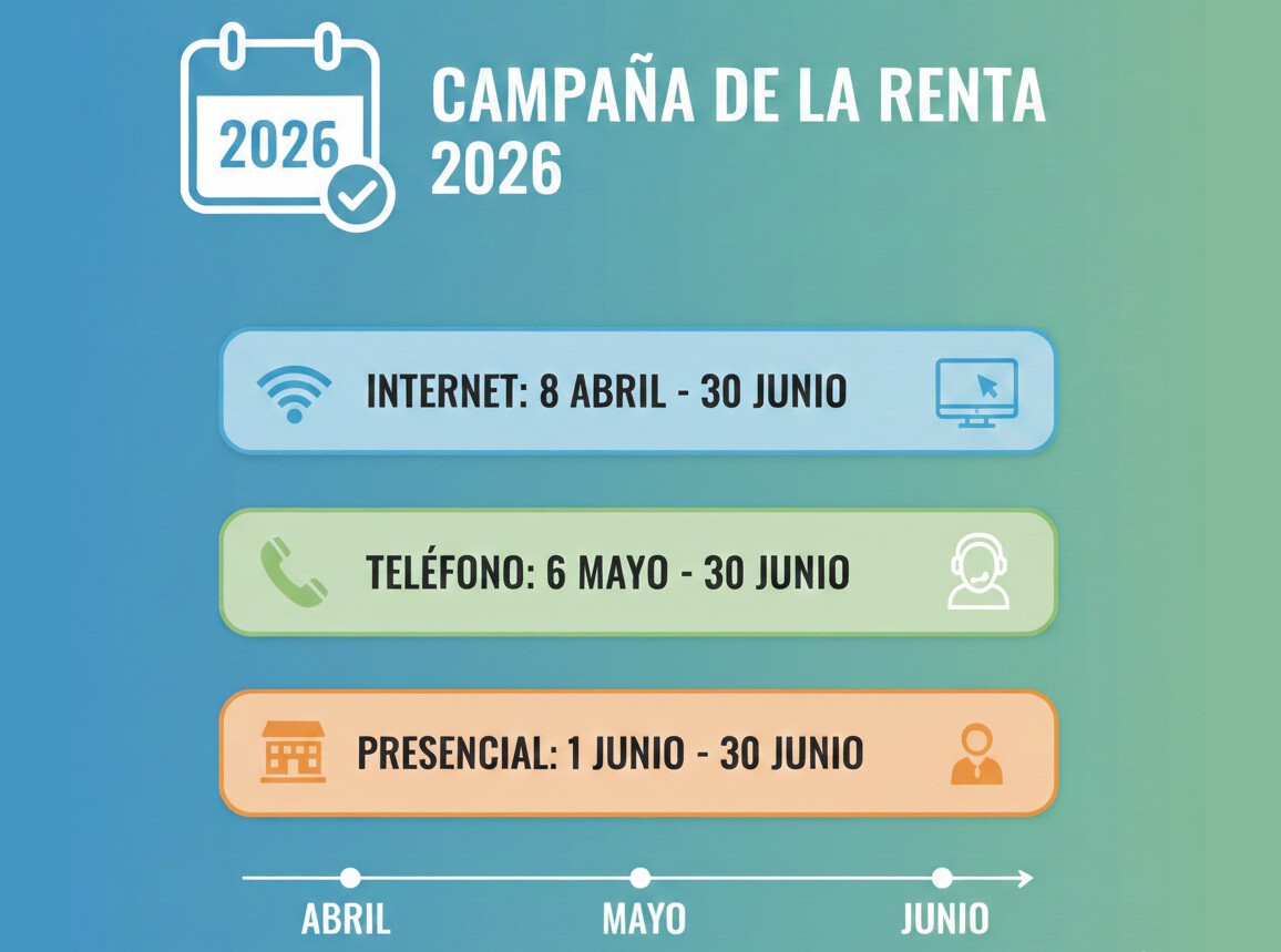 Calendario de la Renta 2025: fechas clave para hacer la declaración en 2026