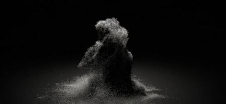 Escultura sonora innombrada, la belleza del movimiento capturada por Kinect