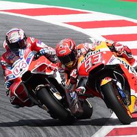 Andrea Dovizioso: "Si hay algo malo en una última vuelta, es llevar a Marc Márquez detrás"