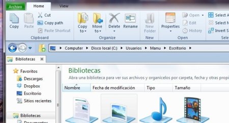 Better Explorer, utilizando Ribbon para administrar tus archivos en Windows Vista y 7