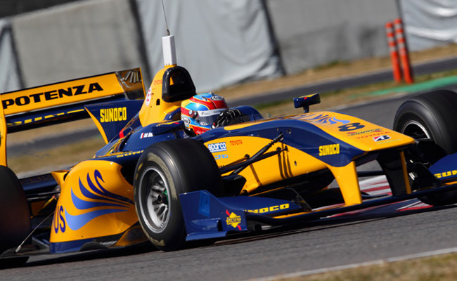 Loïc Duval Super Fórmula 2014 Test Suzuka