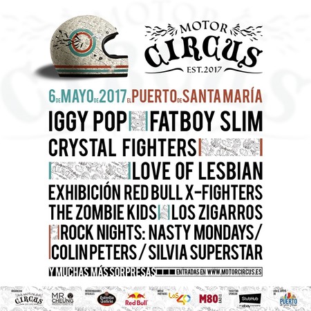 Motor Circus pone música al GP de España: Iggy Pop, The Zombie Kids, Crystal Fighters...