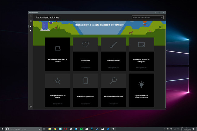 Windows 10 Octubre