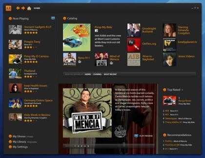 Adobe Media Player en tu escritorio