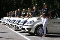 Servicio de taxi turístico en Forte dei Marmi con Lancia Musa, por tu cara bonita