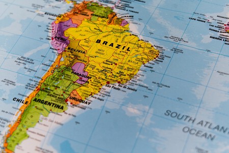 mapa america do sul