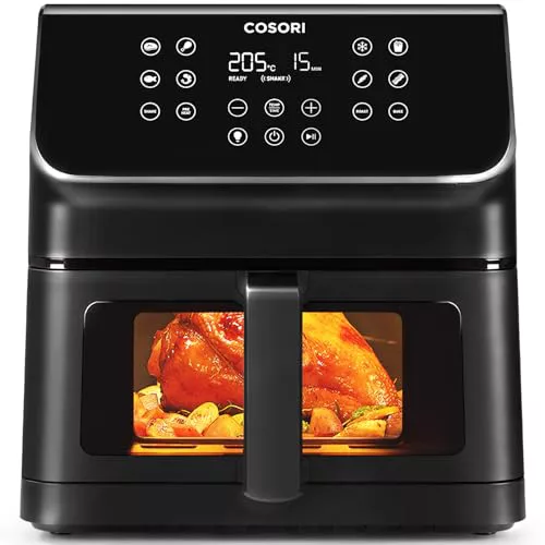 Cosori Freidora de Aire Práctica 6,2L con Ventana Air Fryer 1700W