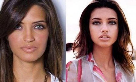 Parecidos razonables: Sara Carbonero y Adriana Lima