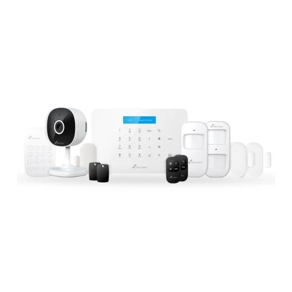 Nivian Sistema de Alarma Inalámbrica sin Cuotas + Cámara Interior