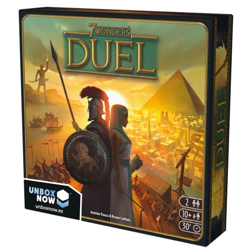 Repos Production | 7 Wonders: Duel | Juego de Civilizaciones Ganador de Varios Premios | A Partir de 10 Años | Para 2 Jugadores | 30 Minutos por Partida | Español