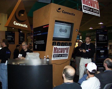 Connectix’s booth at MacWorld in 1999.