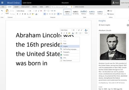 Office Online incorpora búsqueda contextual mediante Bing, mejor soporte para PDF y otras mejoras