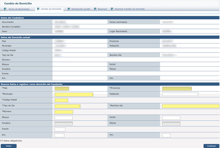 Cambiar Domicilio Conductor Dgt 04