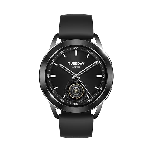 Xiaomi Watch S3 - Reloj Inteligente, Nuevo HyperOS, Pantalla AMOLED 1,43”, Monitor de Frecuencia Cardíaca, Registro del Sueño, Negro
