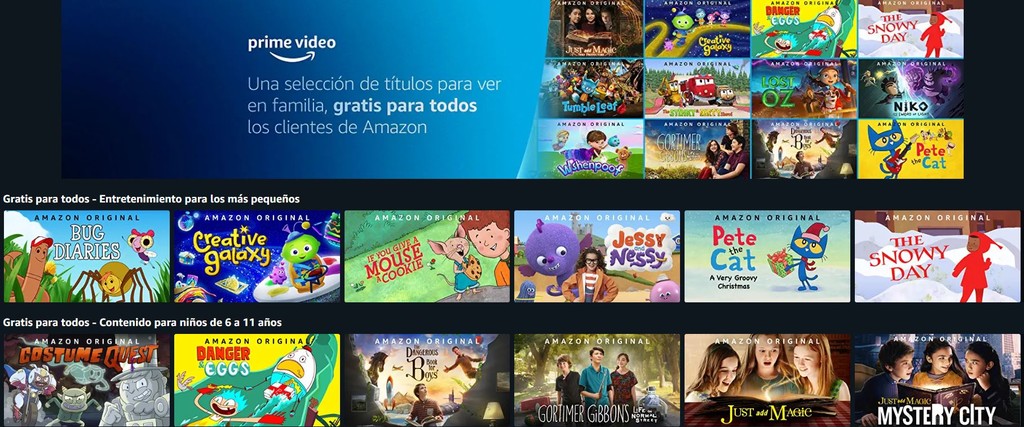 Amazon Prime Video ofrece series infantiles gratis en todo el mundo para pasar la cuarentena