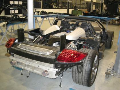 Porsche Carrera GT desnudo