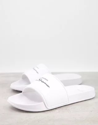 Sandalias blancas con logo de Ben Sherman