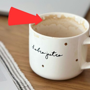 Cómo quitarle las manchas de café a tu taza sin cloro y que se vea como nueva. Solo necesitas 2 ingredientes