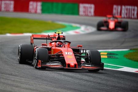 Leclerc Vettel Monza F1 2019