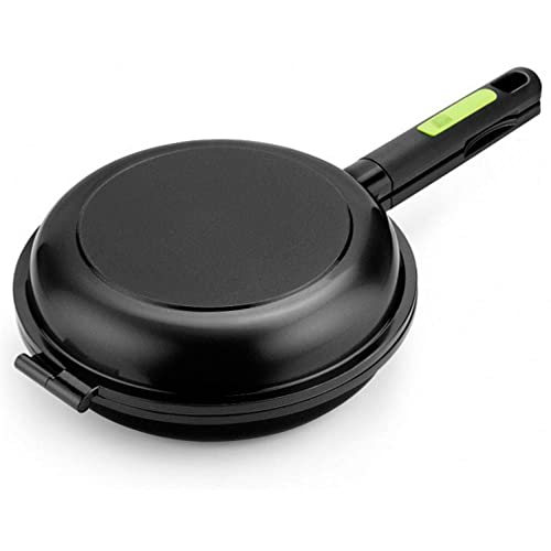 BRA Prior | Sartén dupla 24 cm, para tortillas, aluminio fundido con antiadherente, libre de PFOA, apta para todo tipo de cocinas, incluida inducción