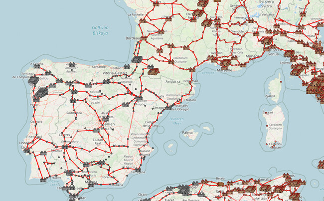 Mapa Hispania Omnesvia