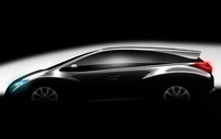 Honda Civic Tourer concept, primer esbozo parisino
