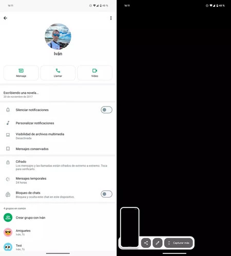 Android 用 WhatsApp ベータ版でのスクリーンショットのブロック