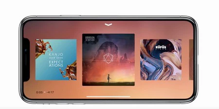 iOS 12 カバーフロー