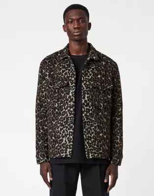 Camisa con estampado de leopardo Laurier de AllSaints