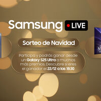 Solo por apuntarte al Sorteo de Navidad de Samsung puedes ganar un Galaxy S25, una Smart TV de 55" y más premios 