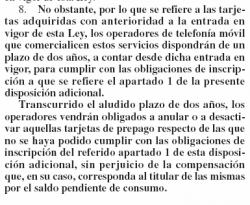 Los dueños de tarjetas prepago tendrán que identificarse en 2 años