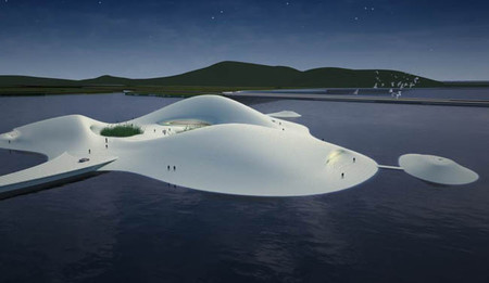 El museo de arte más grande de Asia se ubicará en una isla artificial en China