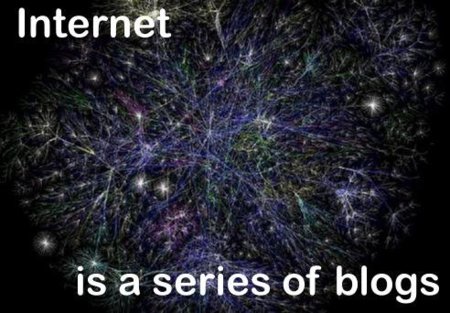 Internet is a series of blogs (XXXII)
