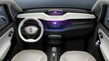 Pininfarina Bluecar interior