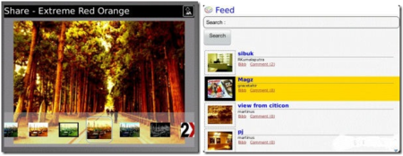BibbyCam, una especie de Instagram para BlackBerry