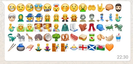 Whatsappの絵文字