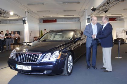 Un Maybach para el Rey Juan Carlos I