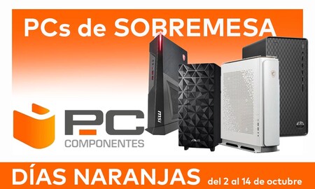 Las mejores ofertas en PCs de sobremesa de los Días Naranjas de PcComponentes: 11 modelos de ASUS, Dell, HP, Lenovo o MSI a precios rebajados