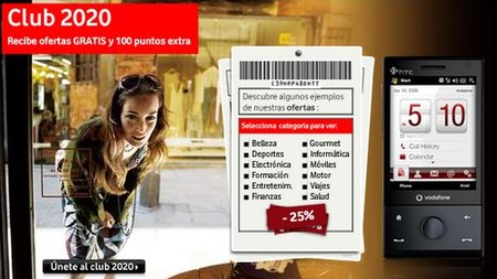 Club 2020 de Vodafone: puntos a cambio de publicidad