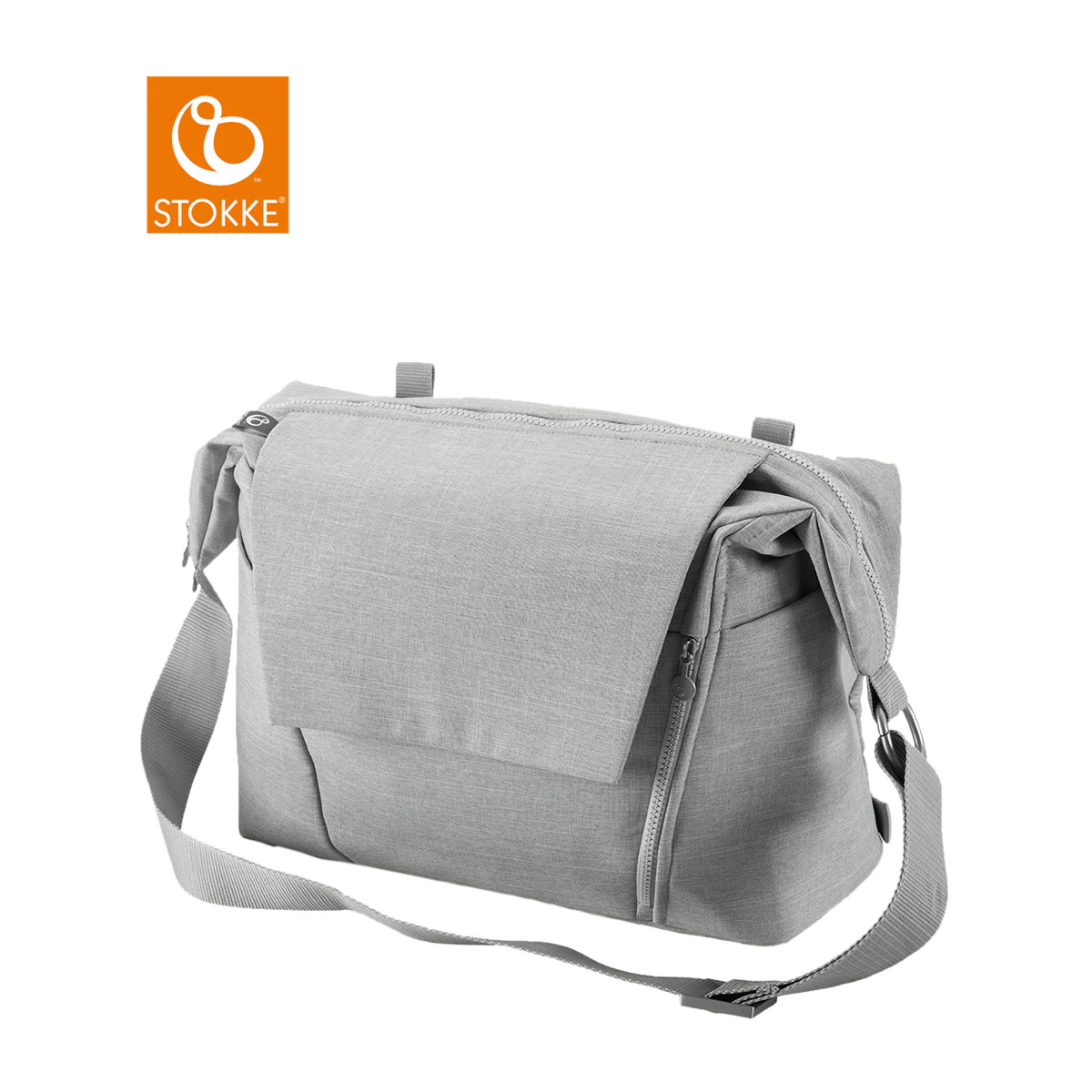 Bolso Cambiador Stokke ® Grey Melange gris